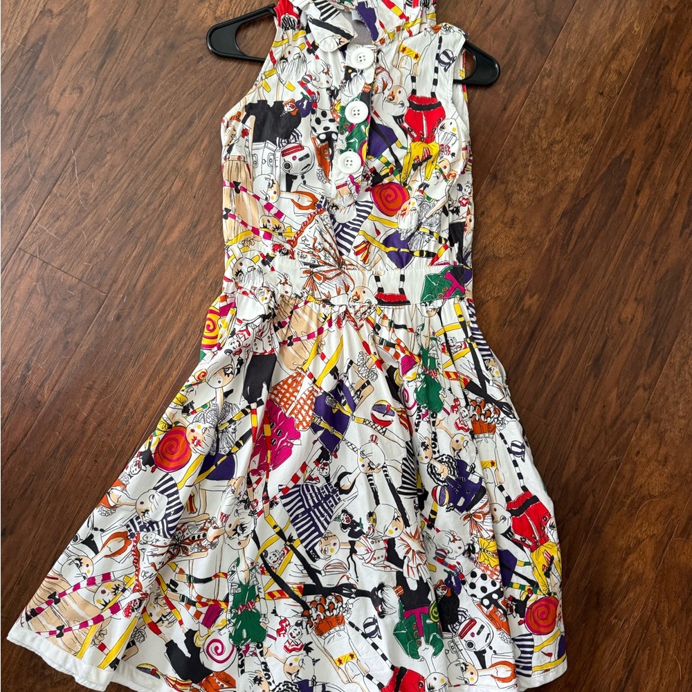 Colorful Moschino Clown Dress
